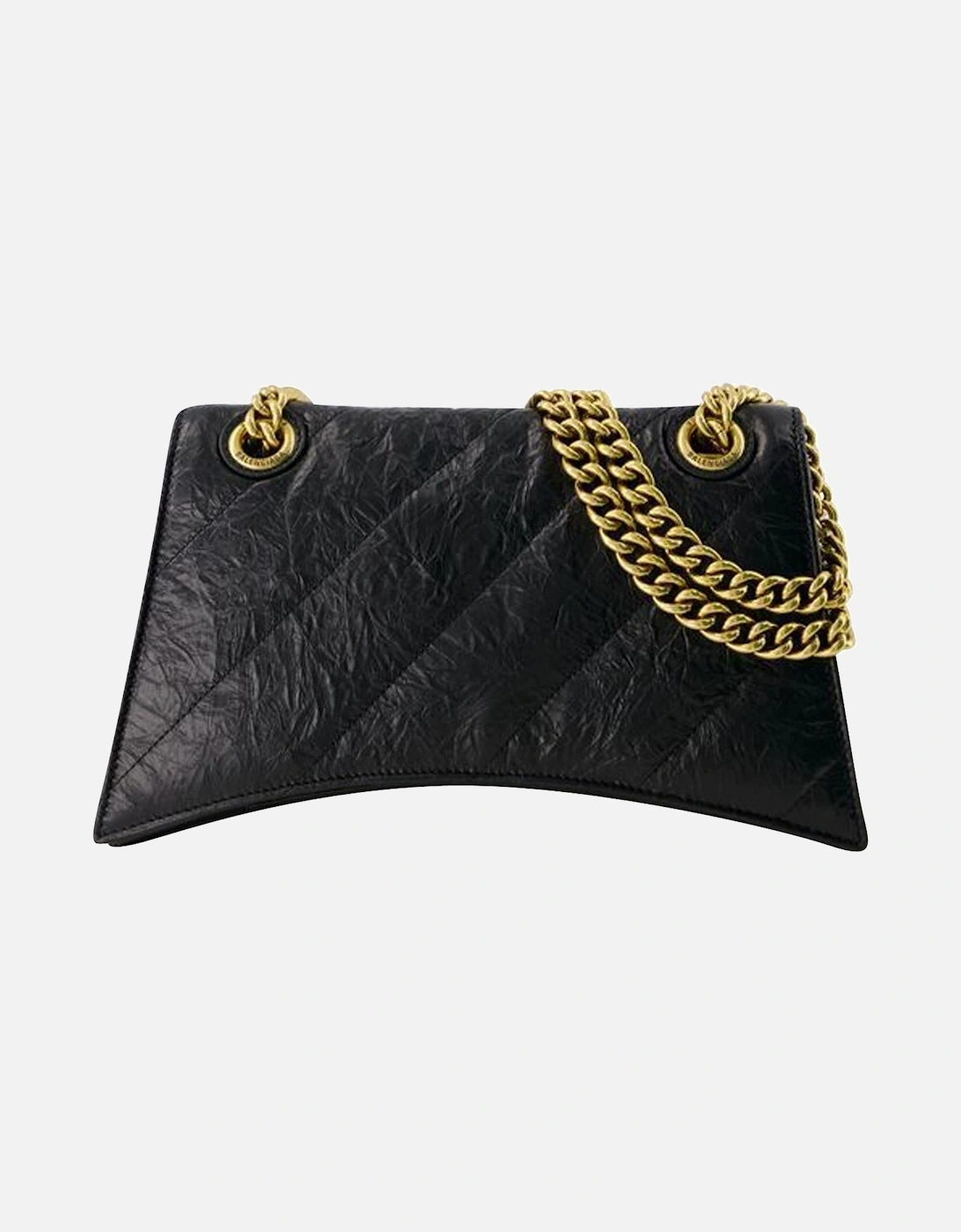Quilted Leather Crossbody with Shoulder Chain