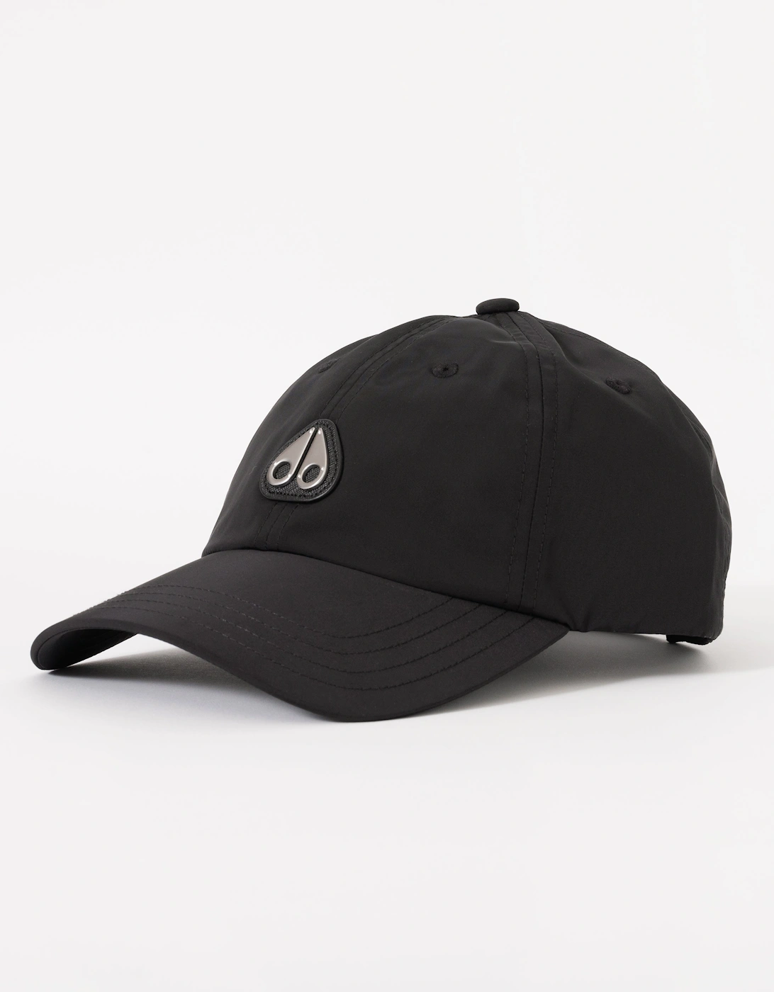 Moose Knuckles Men's Black Crescent Logo Cap - 292 - Size: One Size
