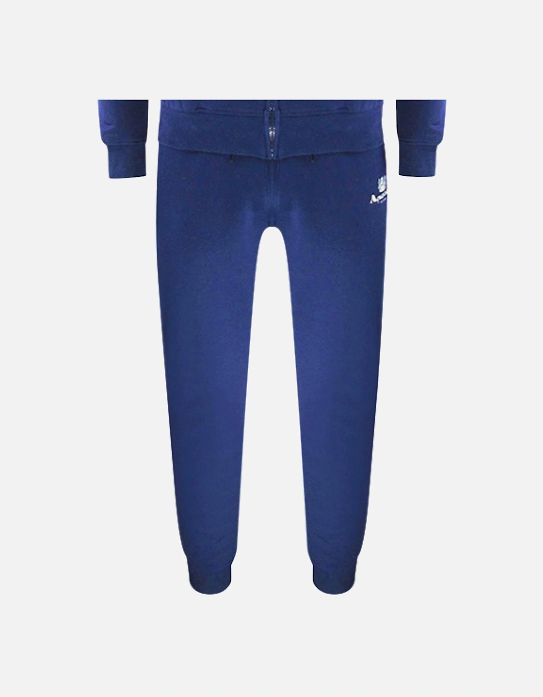 Navy Blue Zip-Up Hoodie And Track Pants Set