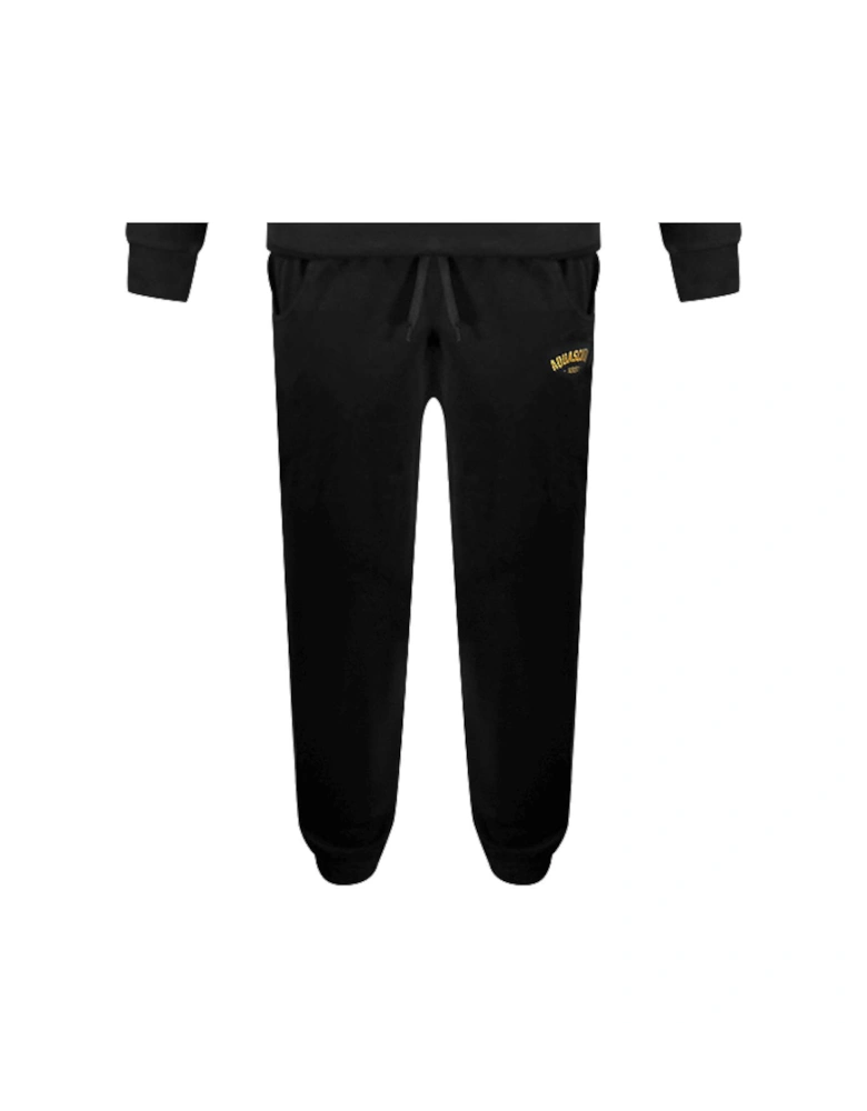Old School Crewneck Black Track Pants Set