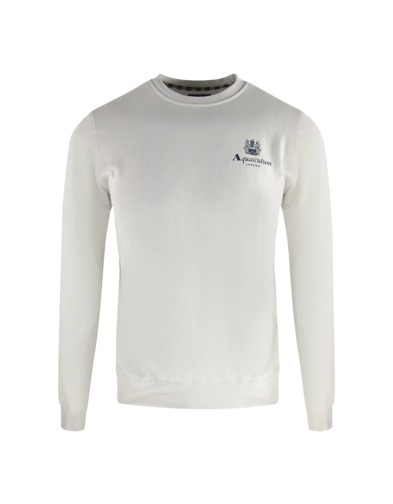 Active Small Logo Antarctica  White Sweatshirt