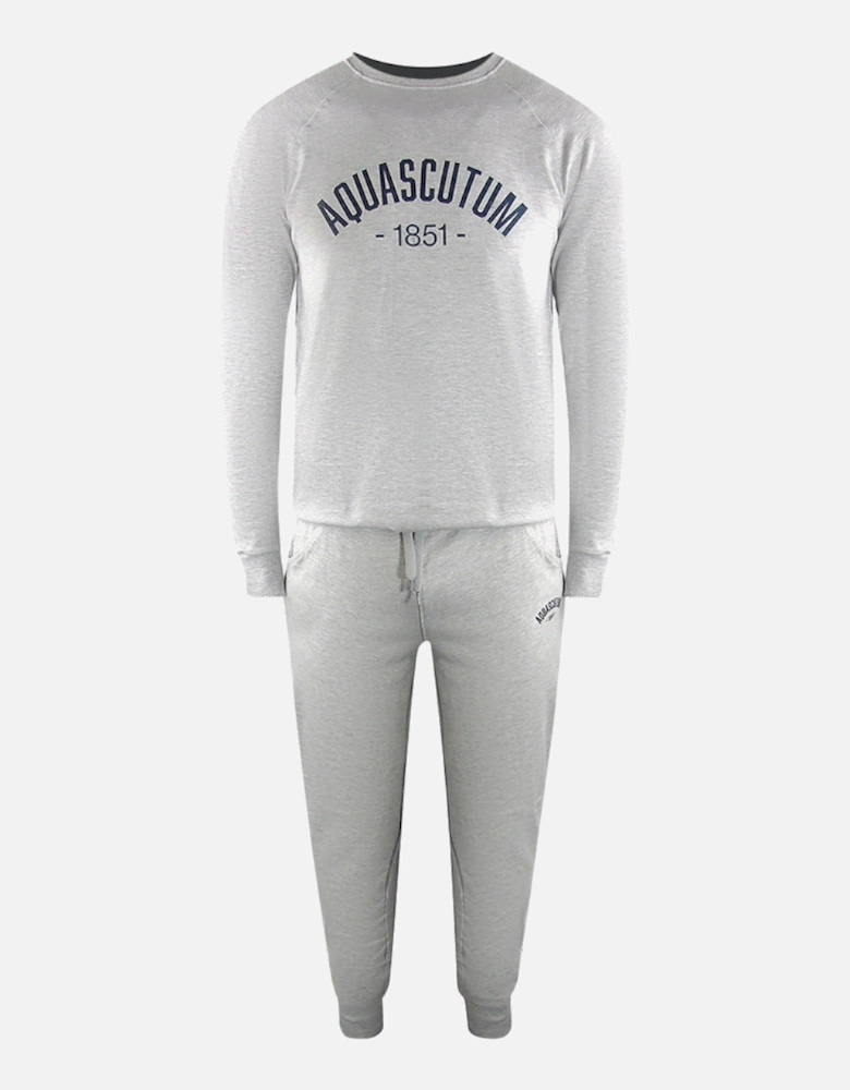 Old School Crewneck Grey Track Pants Set