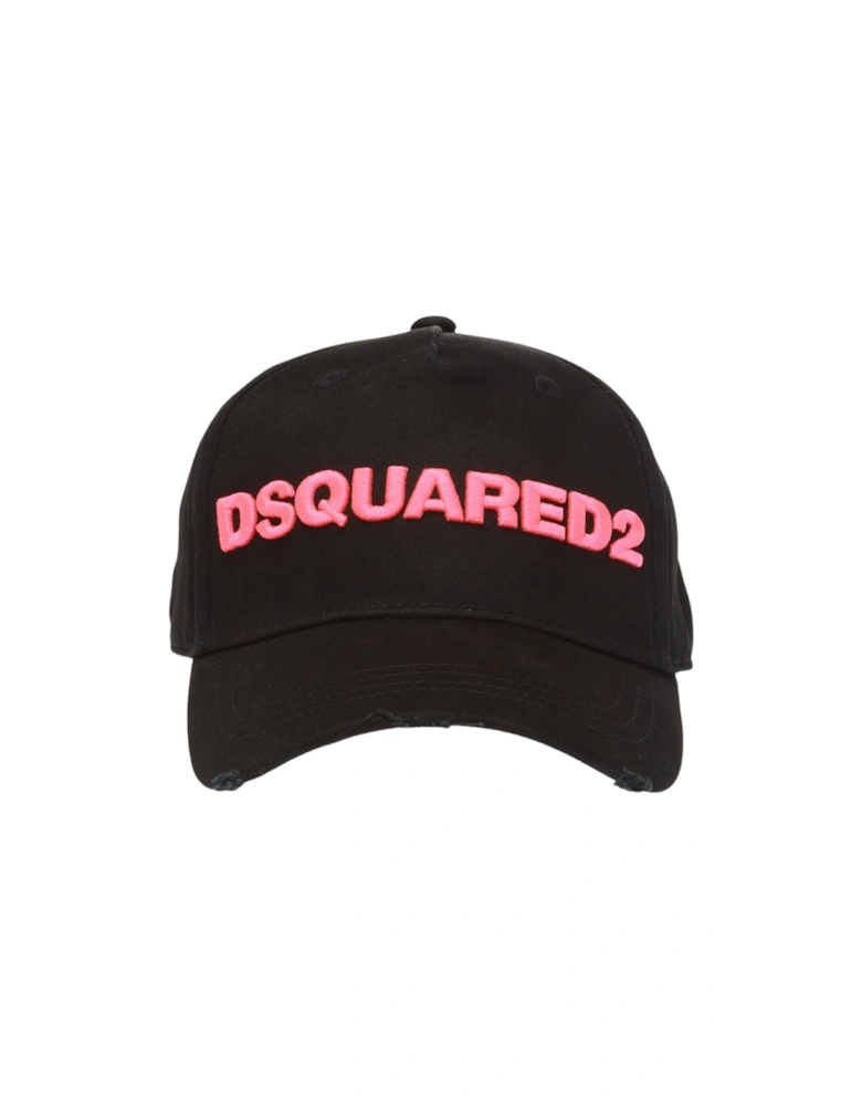 Pink Logo Black Cap