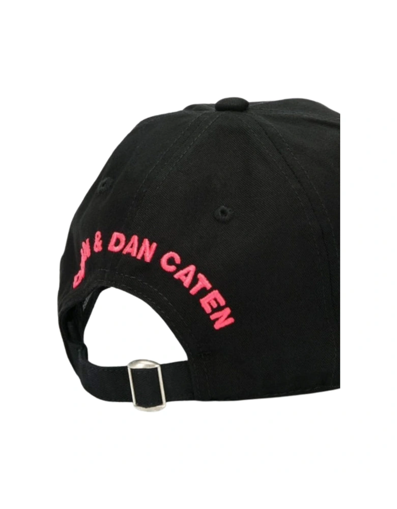 Pink Logo Black Cap