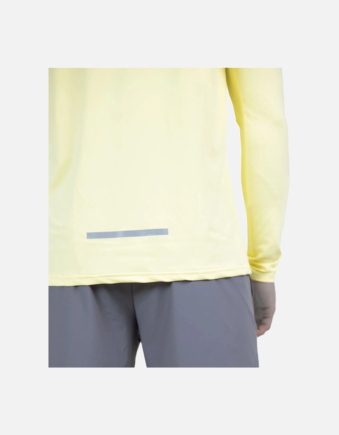 Core ID Quarter Zip Track Top Yellow