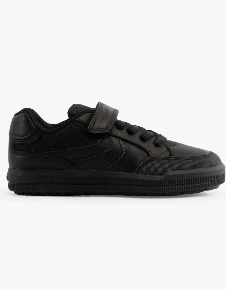 J ARZACH Boys School Shoes Black