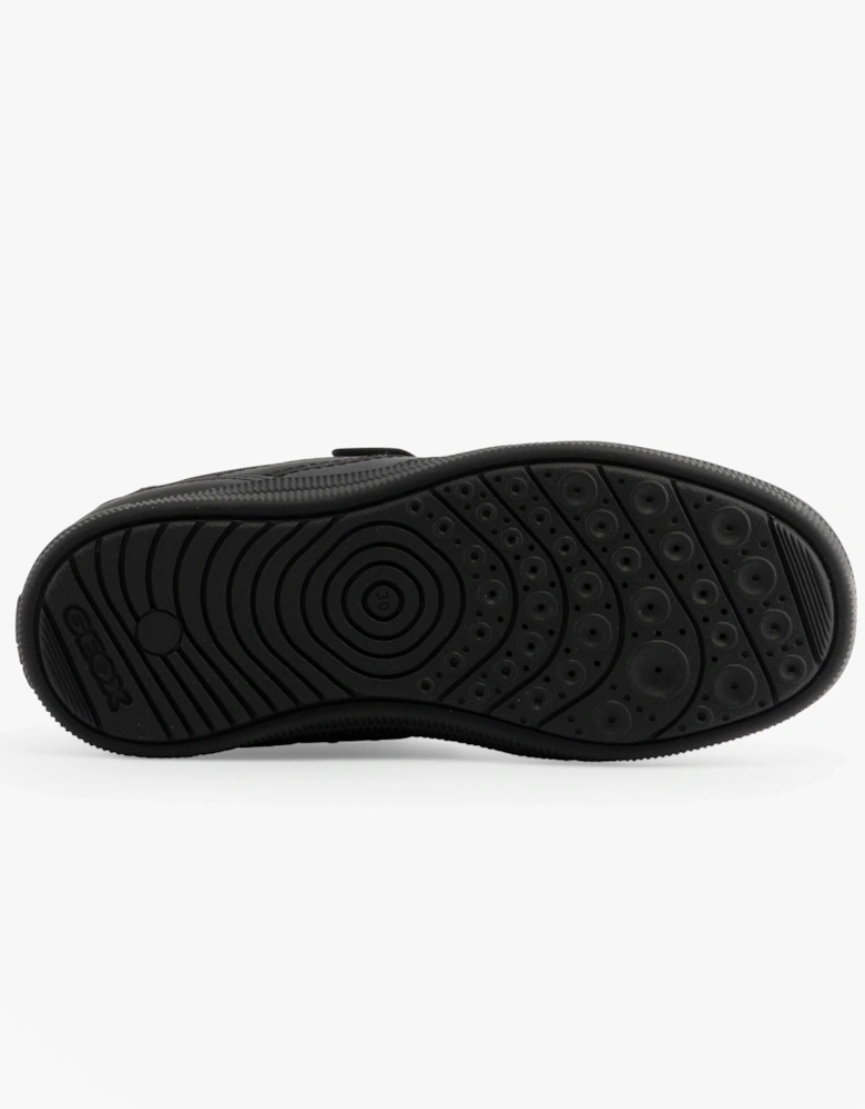 J ARZACH Boys School Shoes Black