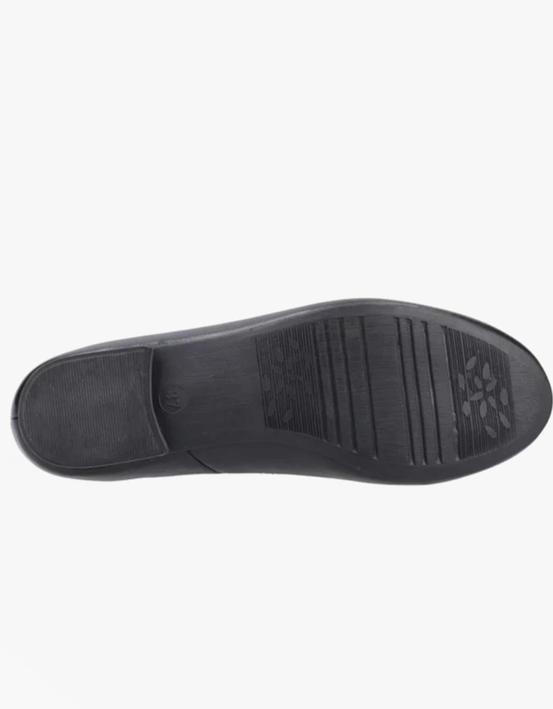 EVIE Girls Leather School Shoes Black