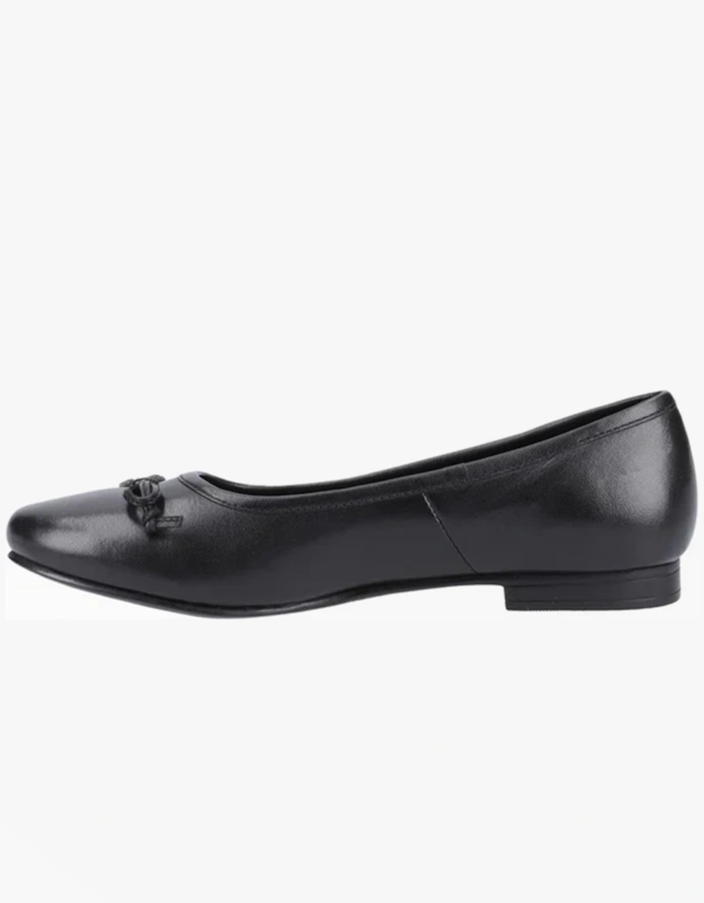 EVIE Girls Leather School Shoes Black
