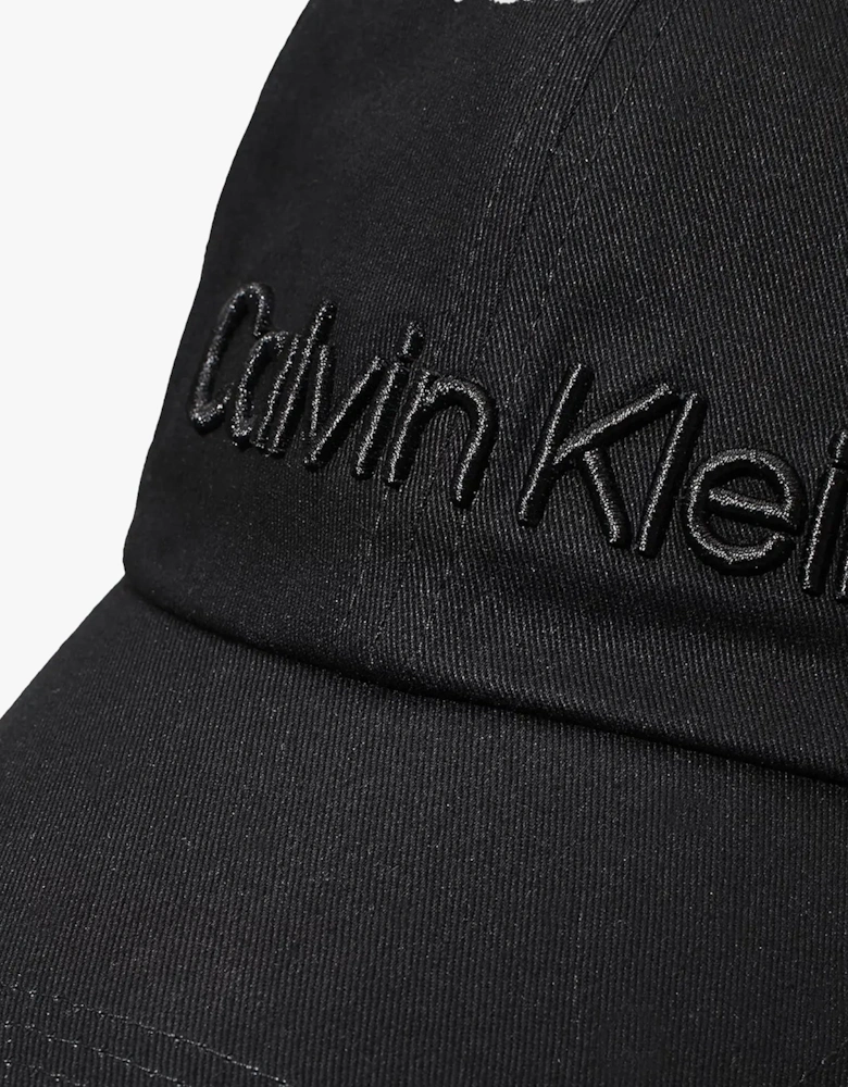 CALVIN EMBROIDERY BB CAP Mens Baseball Cap Black
