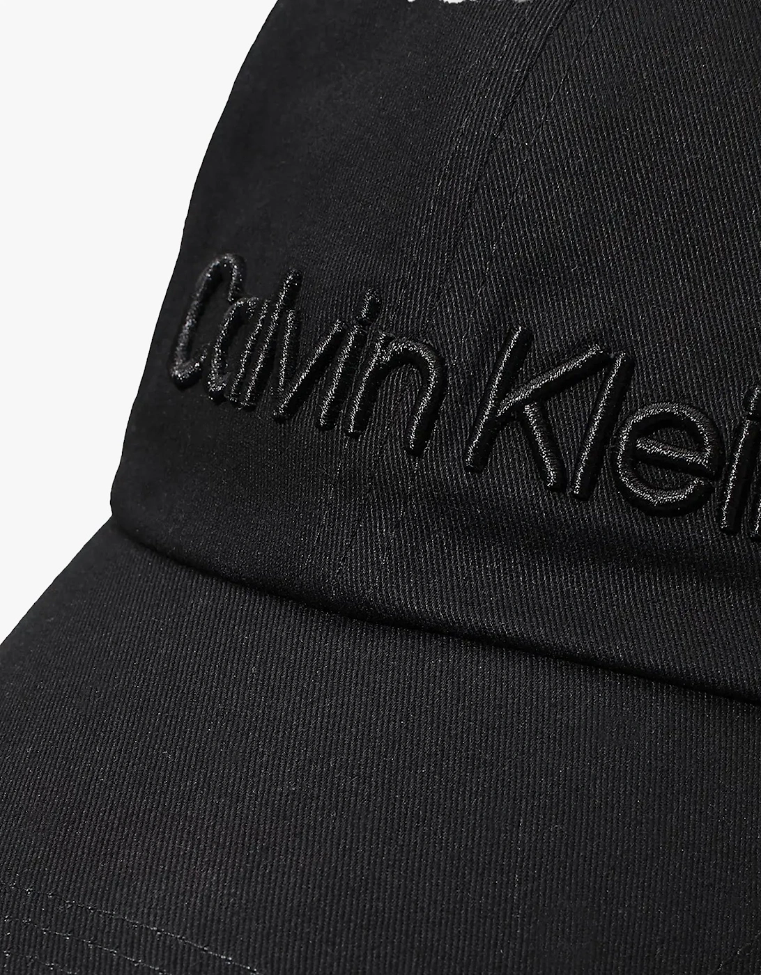 CALVIN EMBROIDERY BB CAP Mens Baseball Cap Black