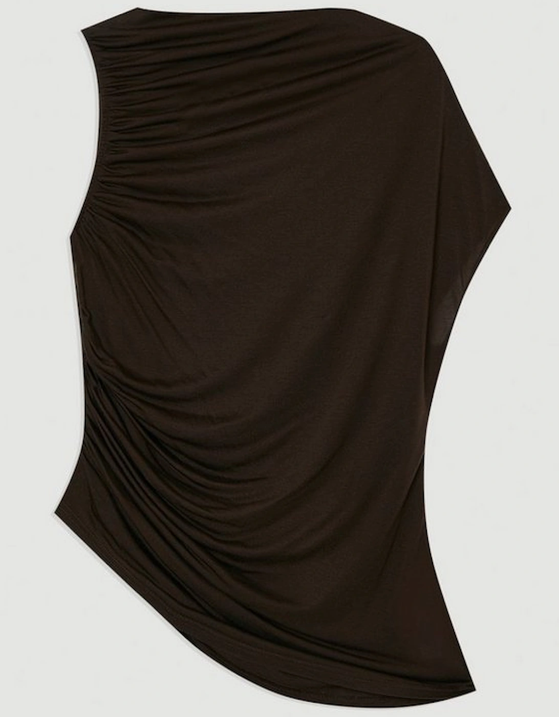 Tencel Ruched Detail Top