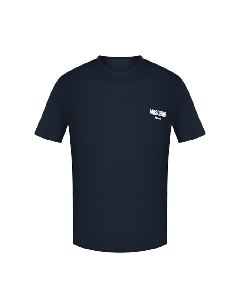 Milano Logo Navy Blue T-Shirt