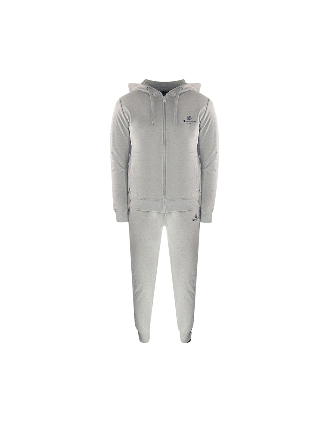 Grey Zip-Up Hoodie And Track Pants Set, 5 of 4