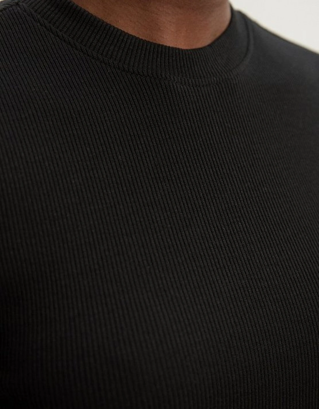 Compact Jersey Ribbed T-Shirt