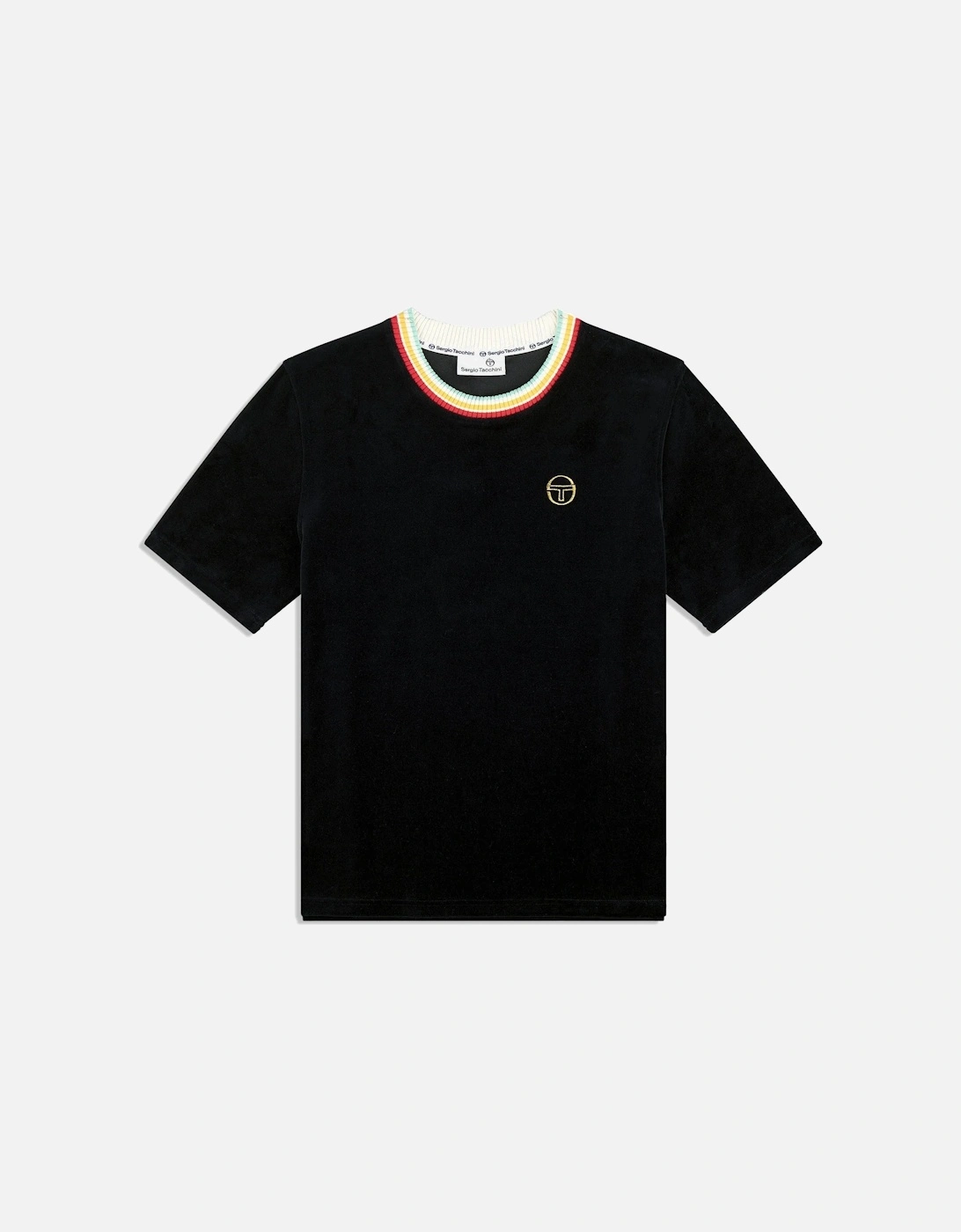 Slice Velour T-Shirt - Black, 5 of 4