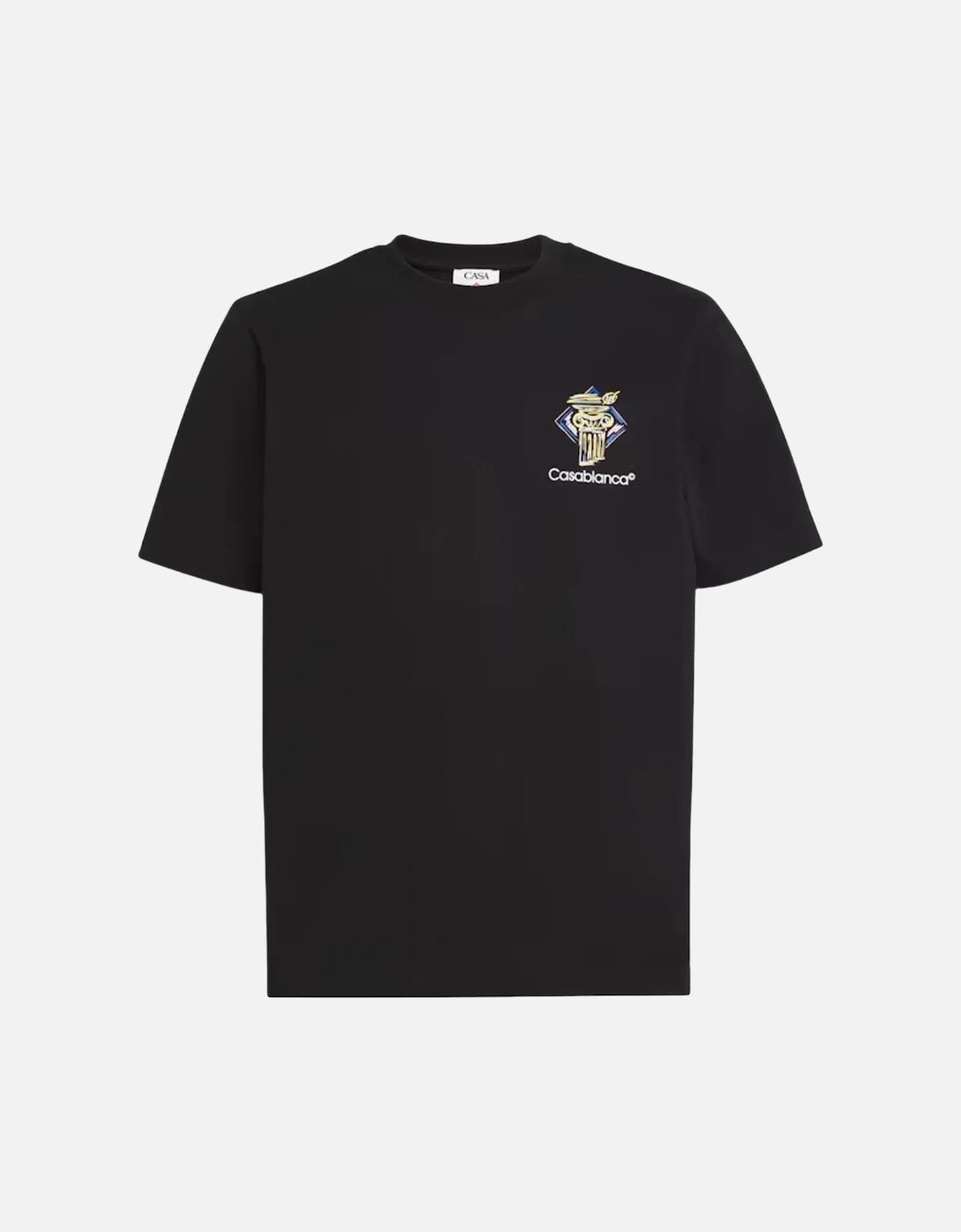 Diamond Column Short Sleeve T-Shirt - Black, 5 of 4