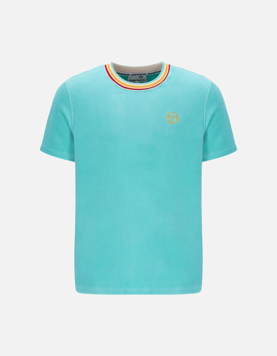 Slice Velour T-Shirt - Pool Blue, 3 of 2