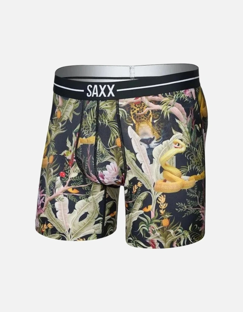 Volt Breathable Mesh Boxer Brief 5", Jungle Juice