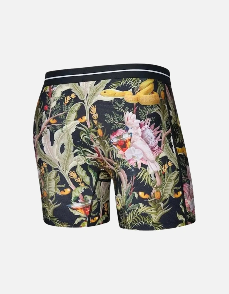 Volt Breathable Mesh Boxer Brief 5", Jungle Juice
