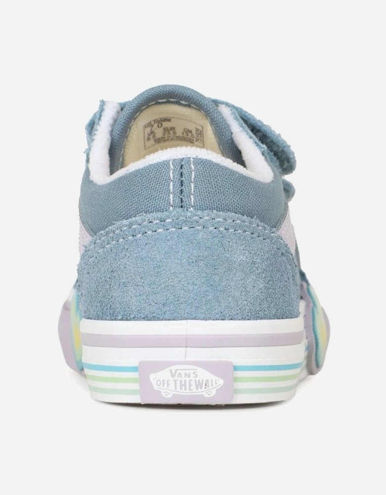 Old Skool V Heart Girls Infant Canvas Shoes