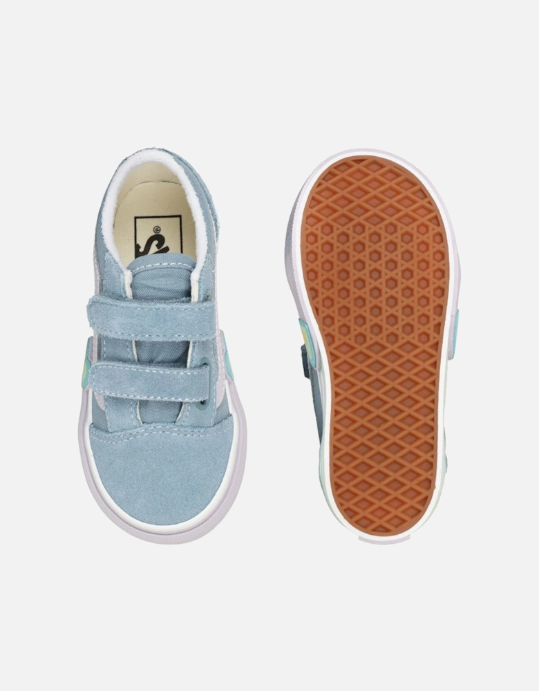 Old Skool V Heart Girls Infant Canvas Shoes