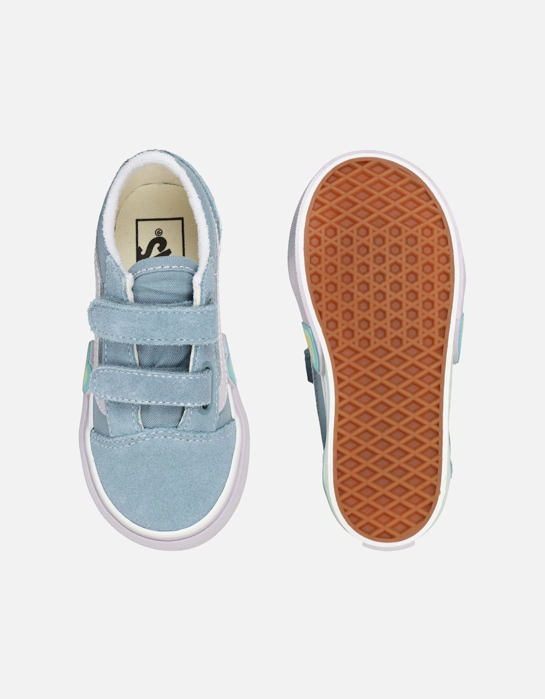 Old Skool V Heart Girls Infant Canvas Shoes
