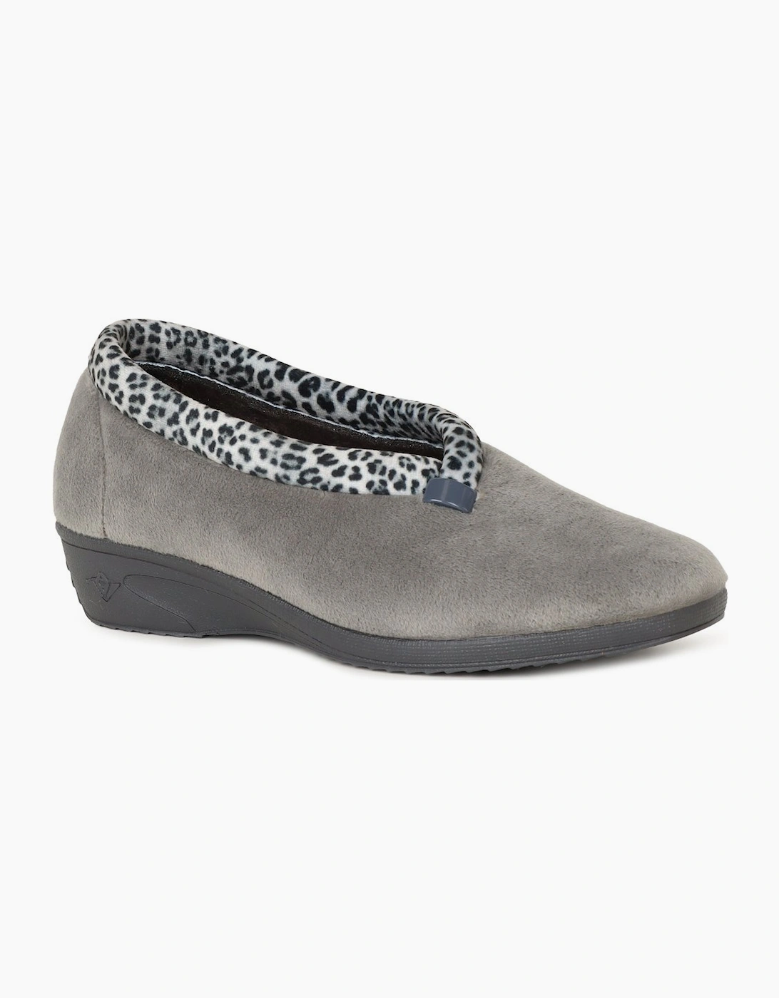Lunar Women's Paloma Womens Full Slippers - Grey - Size: 7