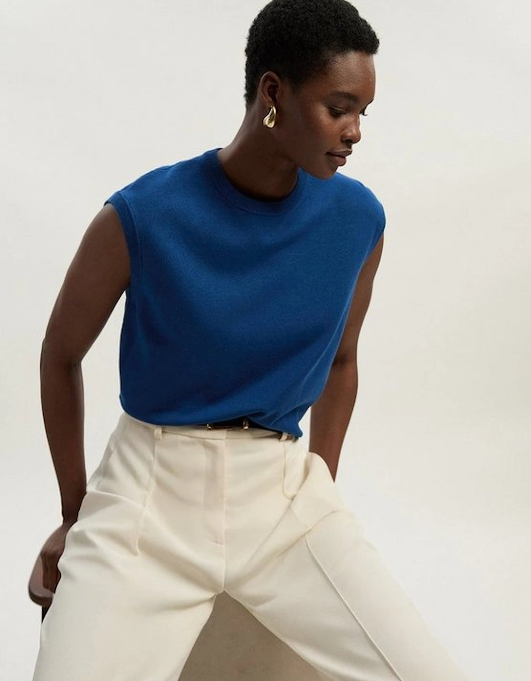 Viscose Blend Knit Top, 4 of 3