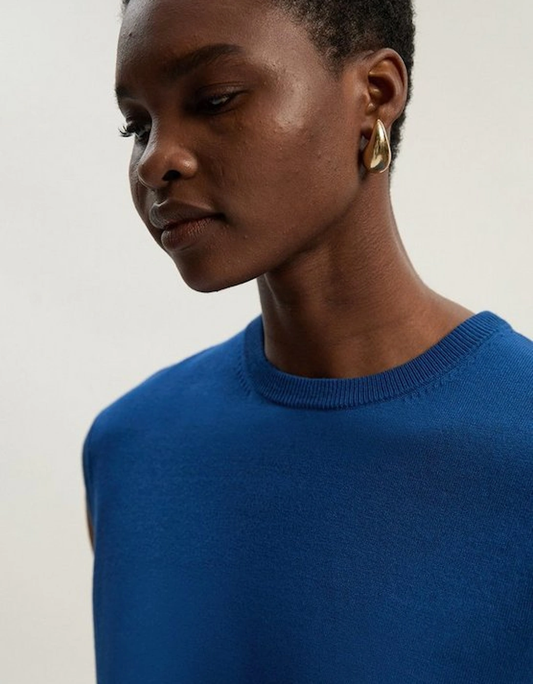 Viscose Blend Knit Top