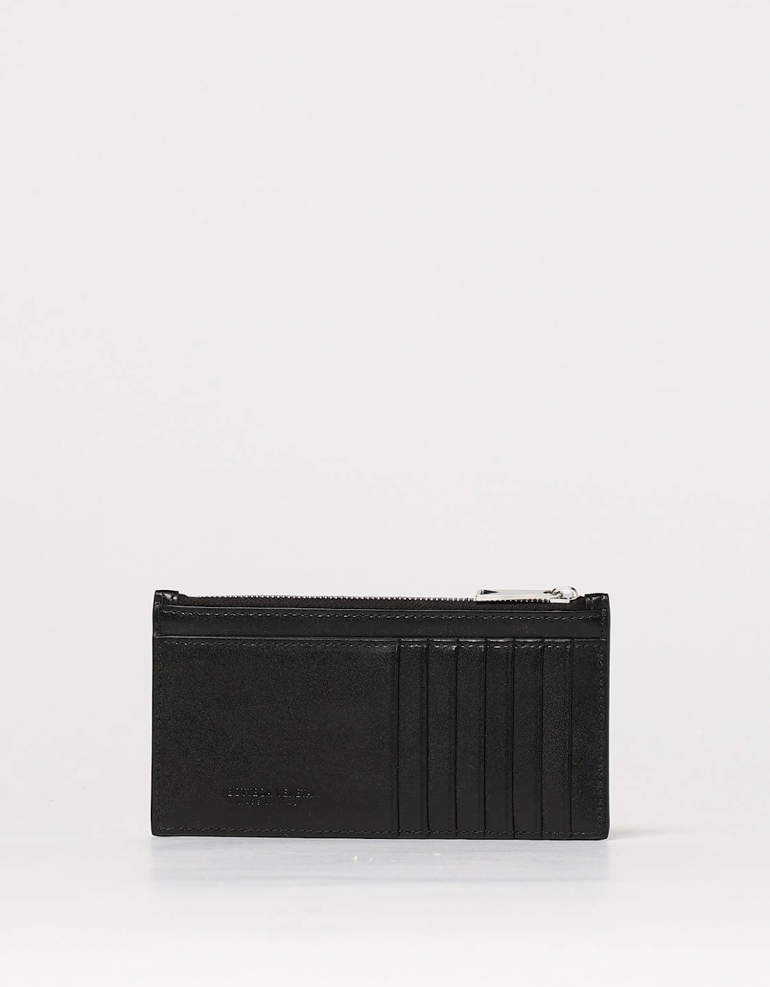 Intrecciato Leather Zip Wallet
