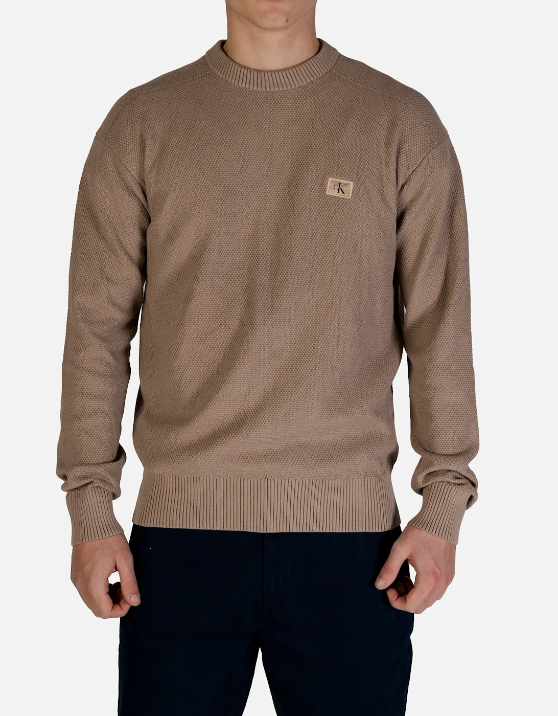 Plain Knitwear with Long Sleeves and Round Neck, 4 of 3