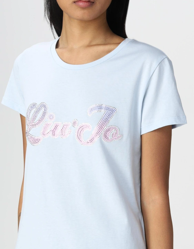 Short Sleeve Embellished Tee