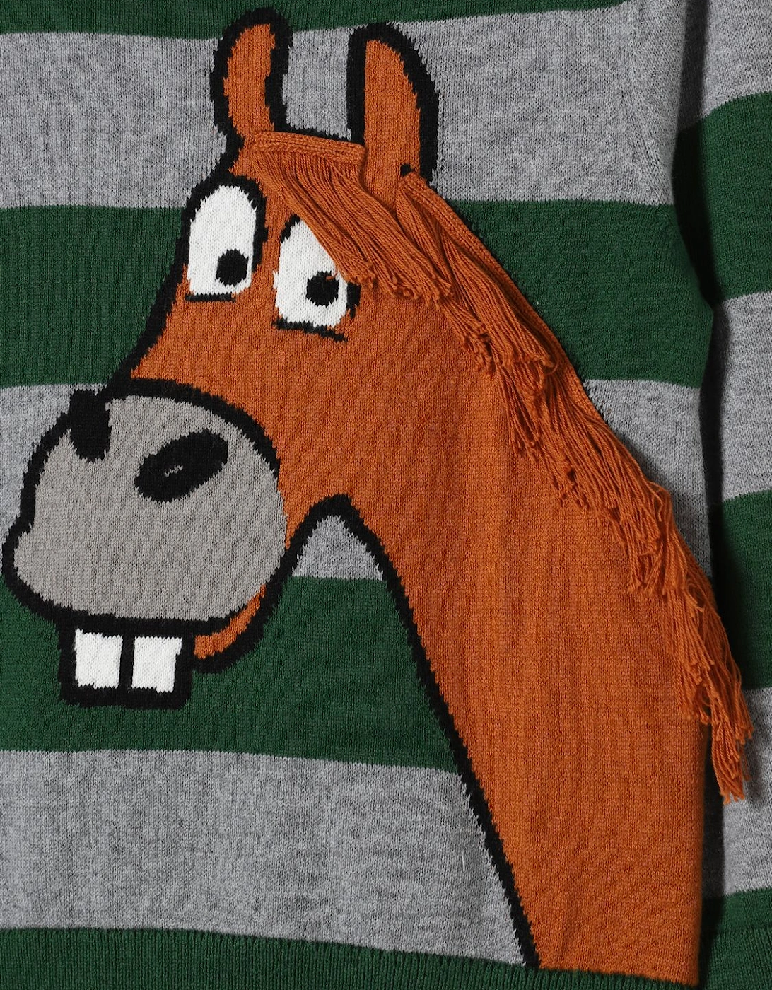 Kids Horse Appliqu Sweater