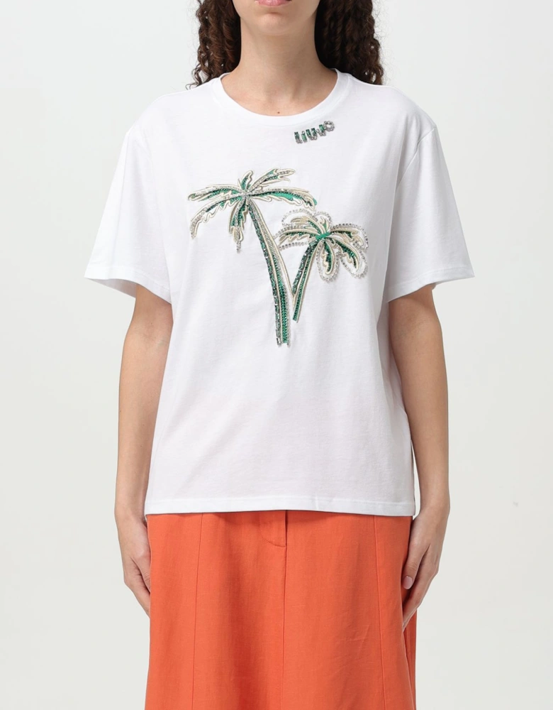 Palm Tree Embellished TShirt
