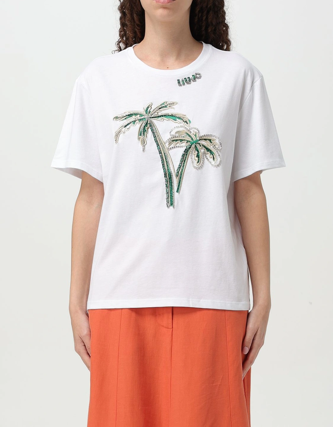 Palm Tree Embellished TShirt, 6 of 5