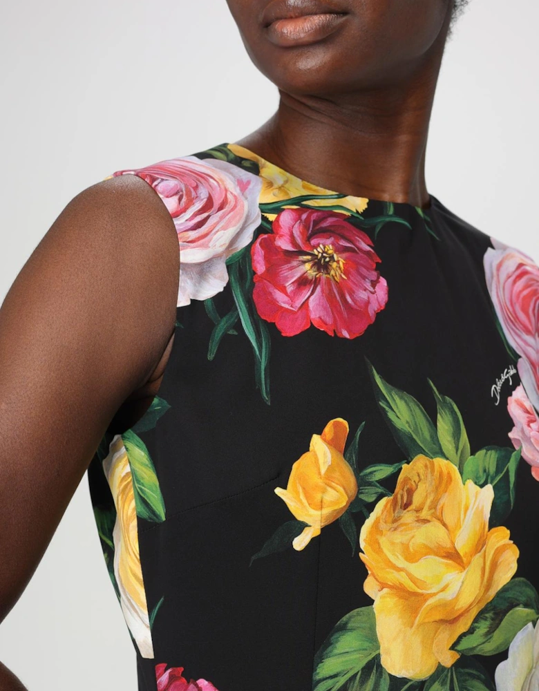 Floral Print Midi Dress