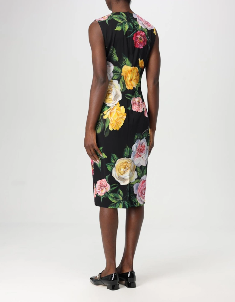 Floral Print Midi Dress