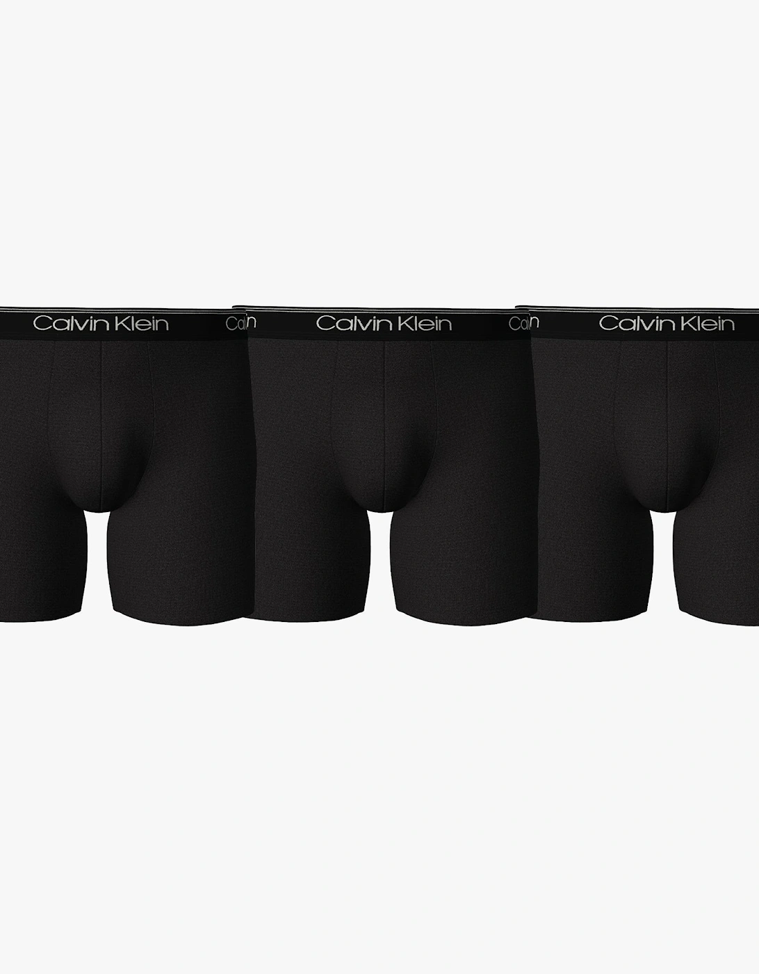 3 Pack Mens Micro Stretch Boxer Briefs Black, 7 of 6