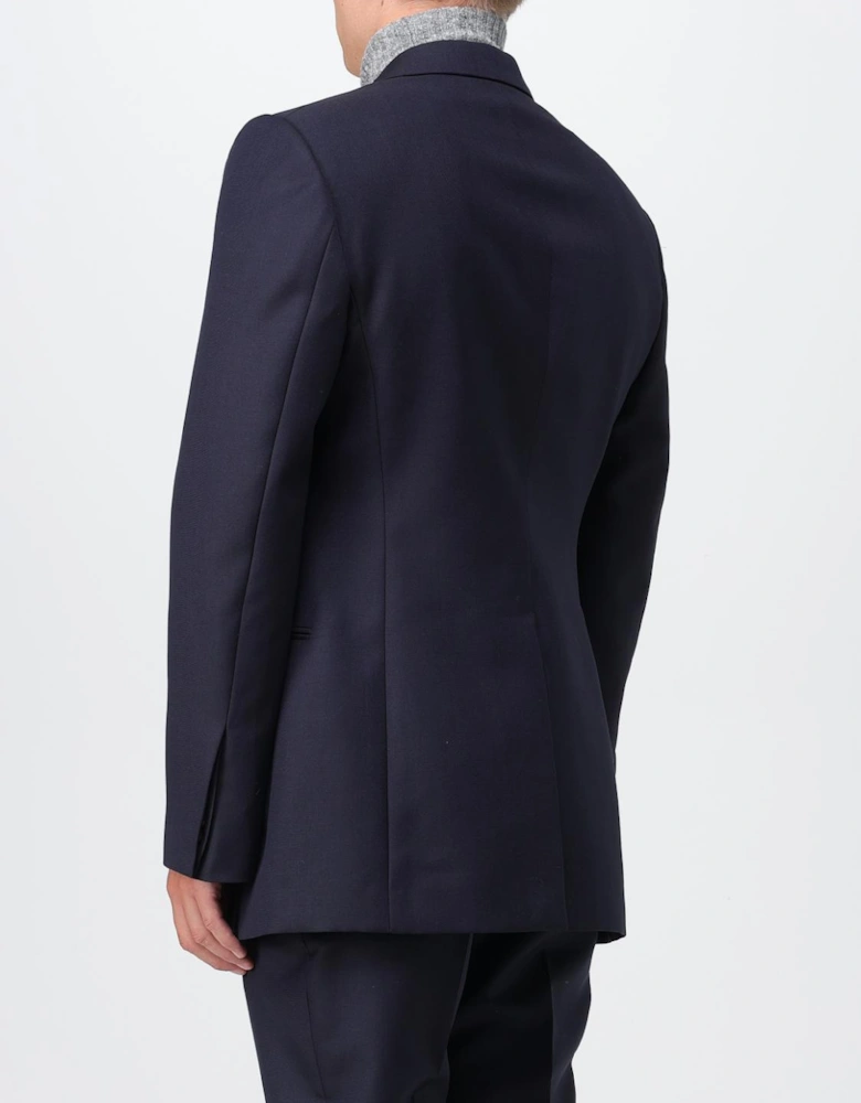 DoubleBreasted Notch Lapel Suit Jacket