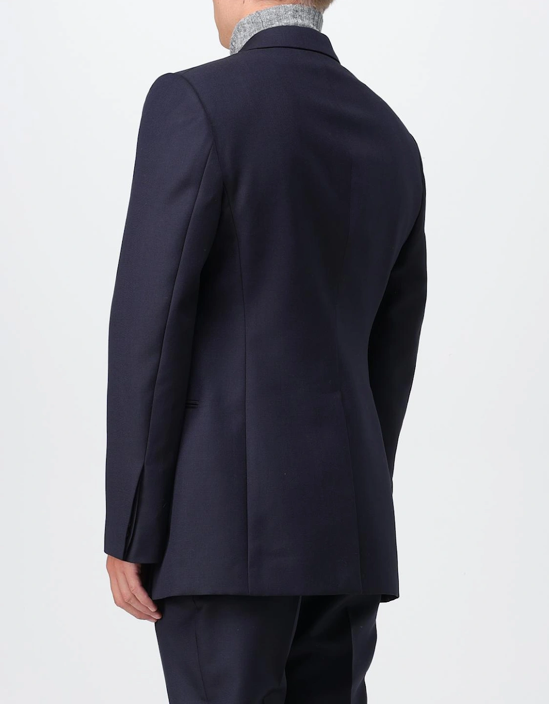 DoubleBreasted Notch Lapel Suit Jacket