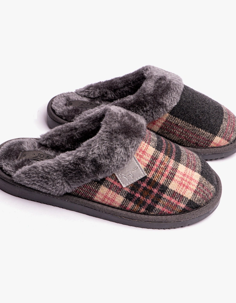 Jo & Joe SHETLAND Womens Slippers Pebble Grey