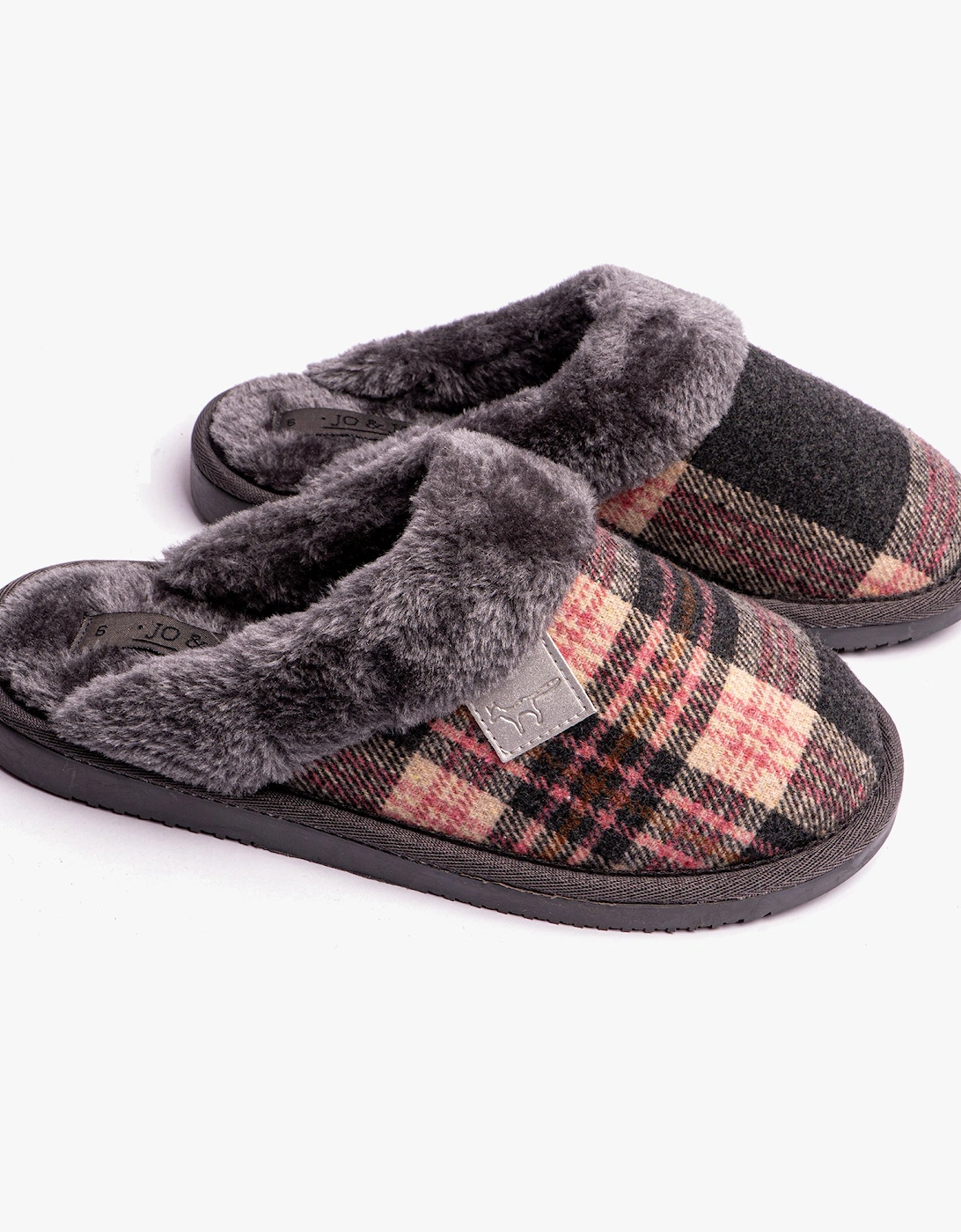 Jo & Joe SHETLAND Womens Slippers Pebble Grey