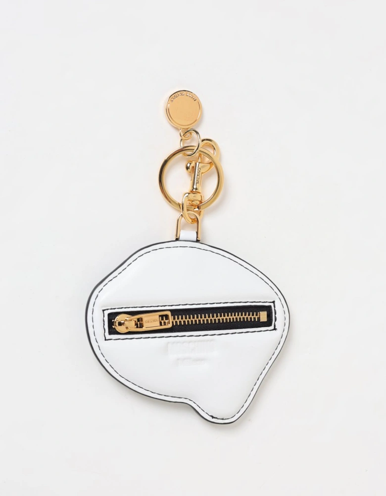 Fried Egg Leather Keychain