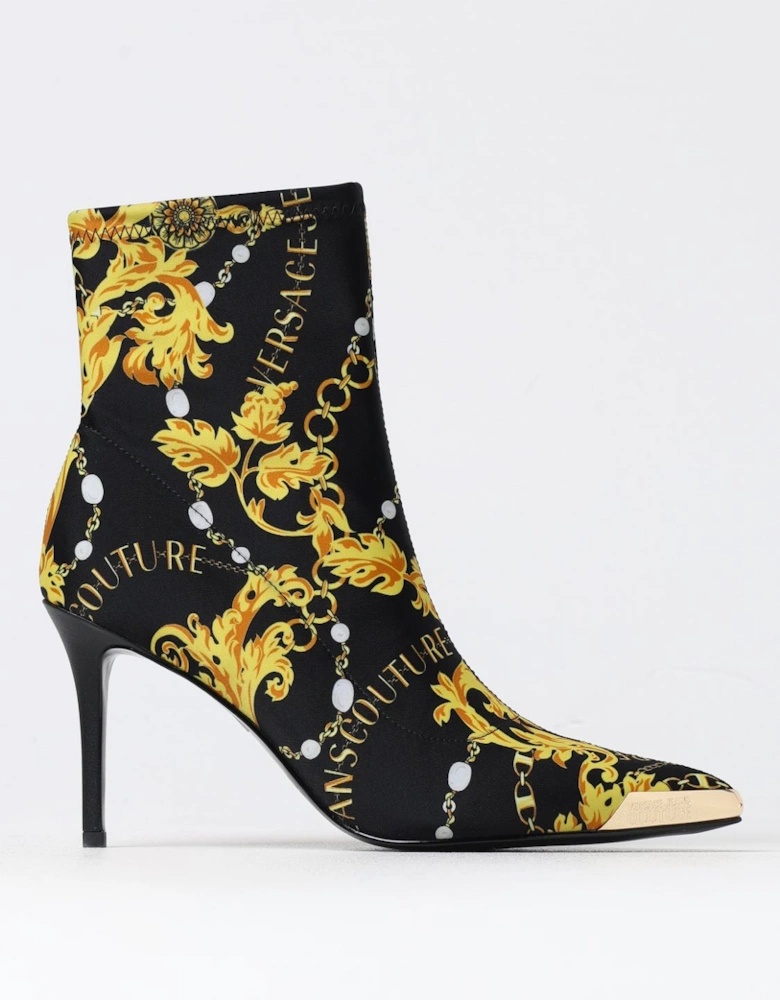 Baroque Print Ankle Boots