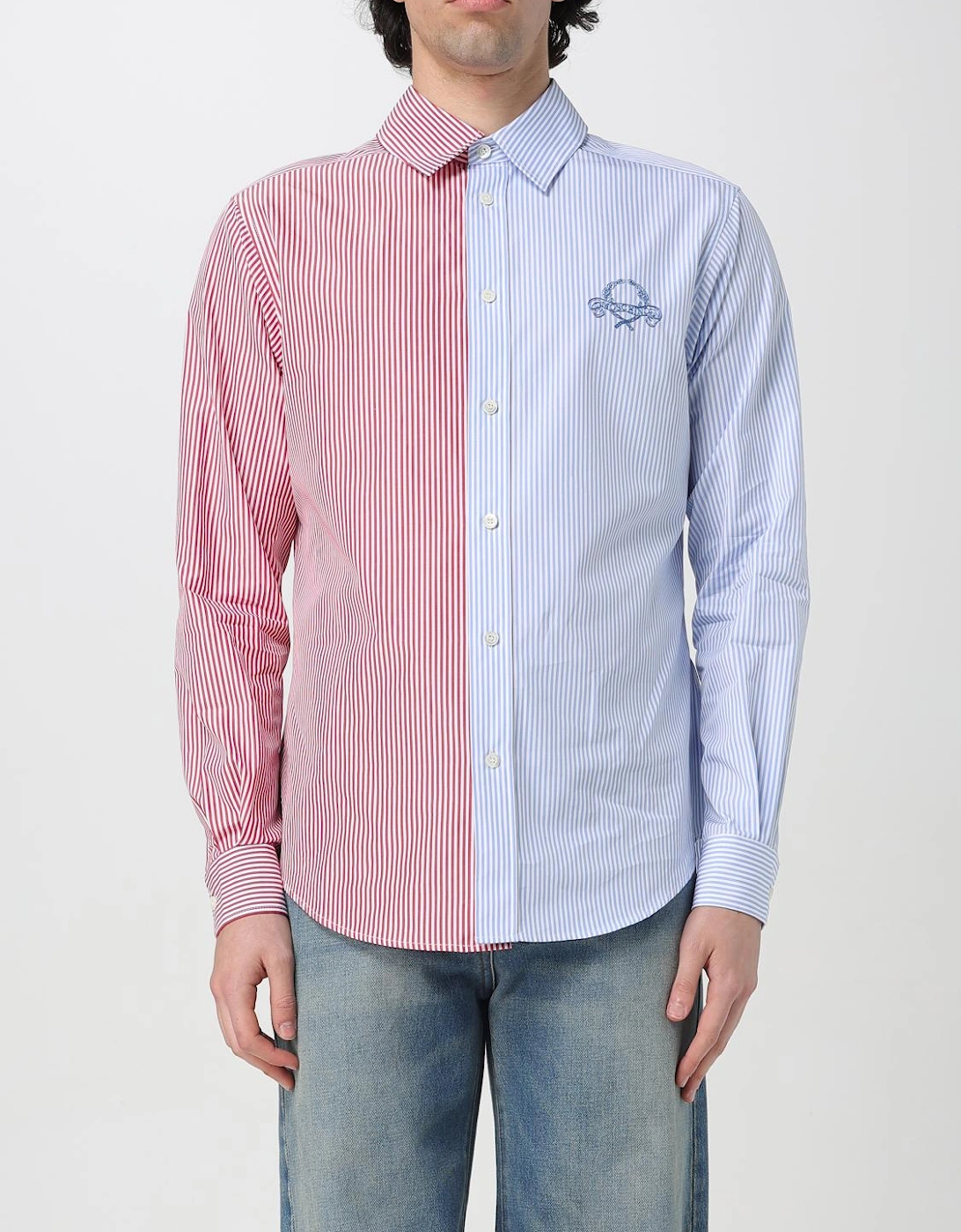 TwoTone Striped Long Sleeve Shirt, 6 of 5
