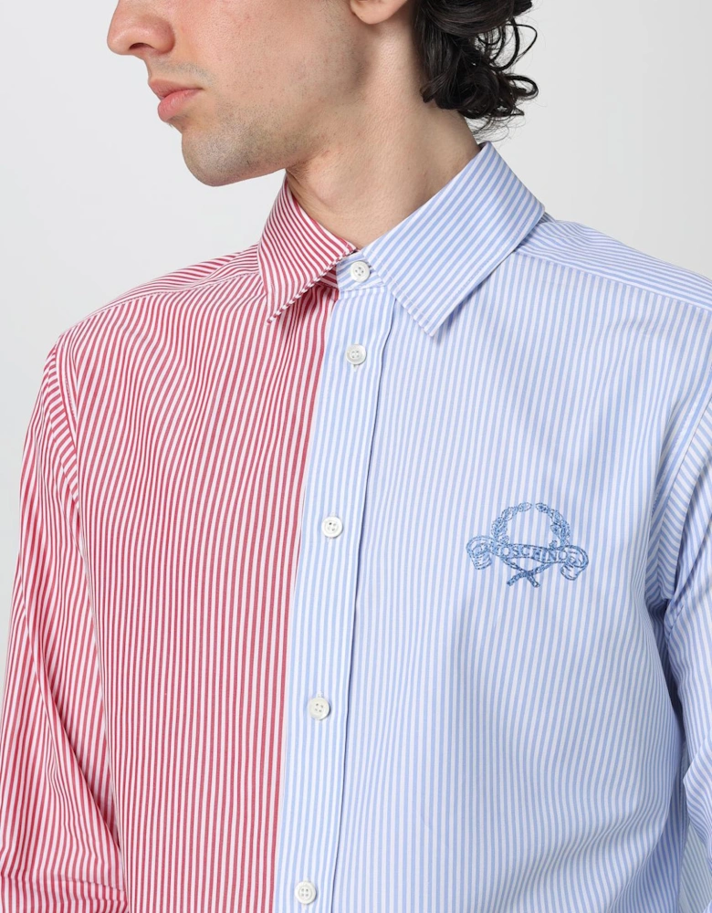 TwoTone Striped Long Sleeve Shirt