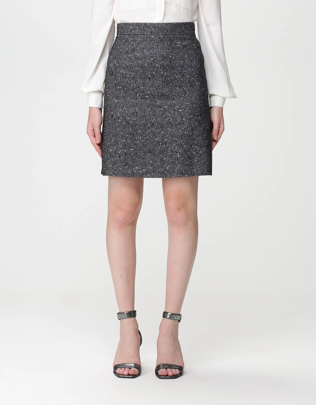 Sequin Tweed Mini Skirt, 5 of 4