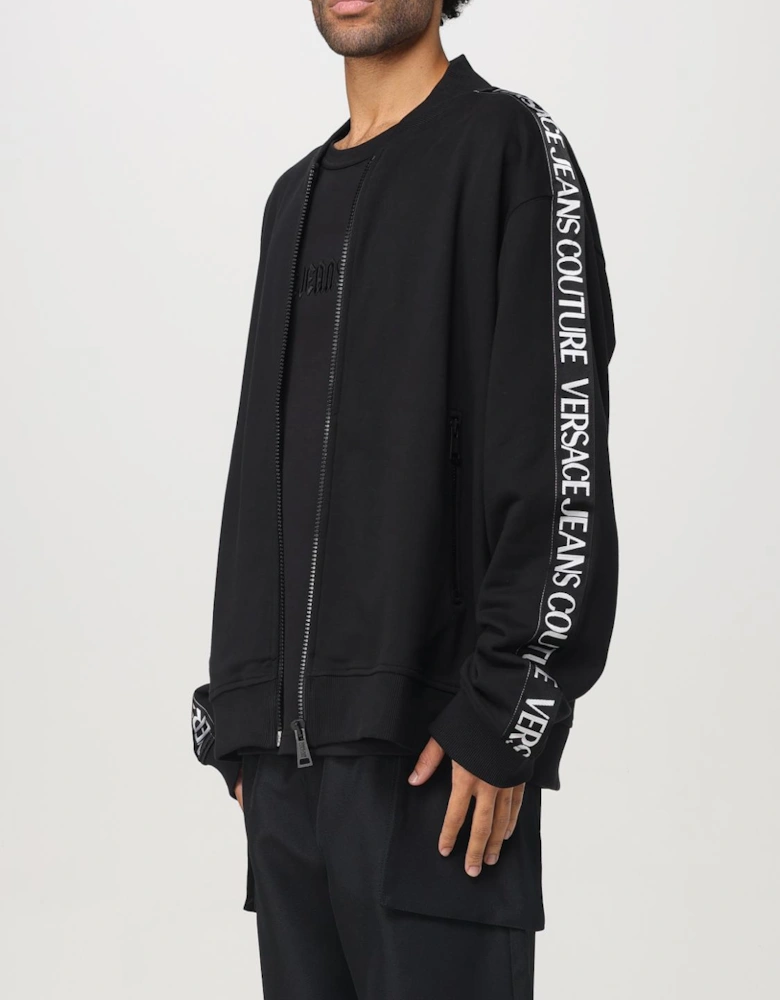 ZipUp Sweatshirt with Sleeve Logo