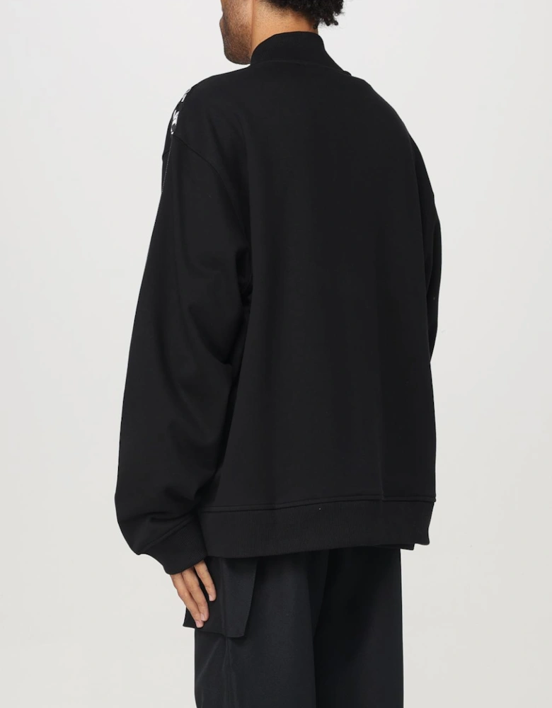 ZipUp Sweatshirt with Sleeve Logo